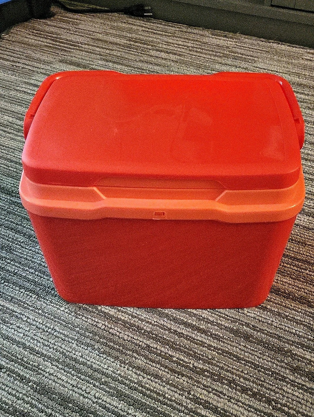 Red Food Storage Container With Lid
